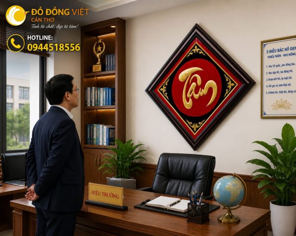 TRanh chữ Tâm