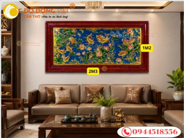 Tranh Cửu Ngư Quần Hội – Biểu Tượng Phú Quý, Tài Lộc Và May Mắn Cho Gia Chủ