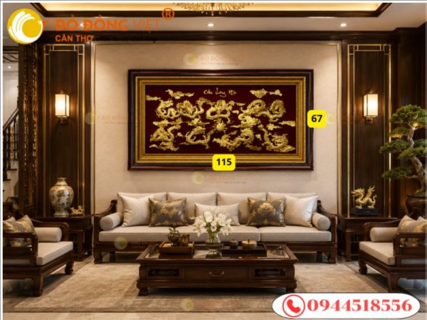 Tranh Cửu Long Hội – Biểu Tượng Quyền Uy, Thịnh Vượng Và Thành Công