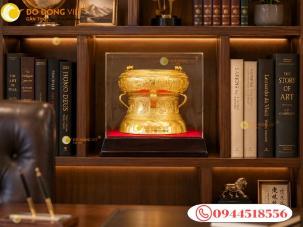 Quả Trống Đồng Để Bàn Cao Cấp – Biểu Tượng Văn Hóa & Quà Tặng Sang Trọng